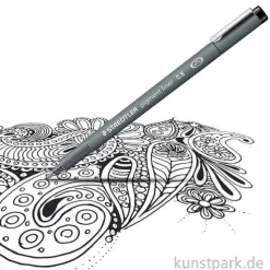 STAEDTLER Pigment Liner 6er Set schwarze Fineliner