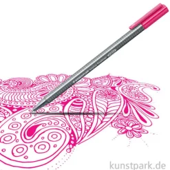 STAEDTLER triplus Fineliner 6er Neon Set im Kunststoffetui