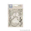 Stamperia Acrylic Stamps - Create Happiness Dewdrops Habit Tracker