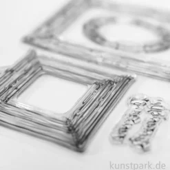 Stamperia Acrylic Stamps - Alterego Frames, 14 x 18 cm