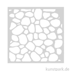 Stamperia Schablone - Hidden Grove Stone Pattern, 12 x 12 cm