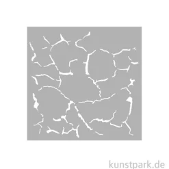 Stamperia Schablone - Silent Sea Crackle Pattern, 12 x 12 cm