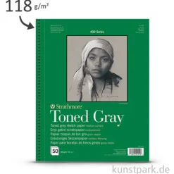 Strathmore Artist Paper 400 - Skizzenpapier Grey, 118g