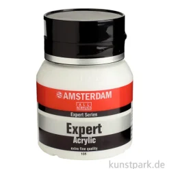 Talens AMSTERDAM Expert Acrylfarbe, 400 ml Flasche, Titanweiß