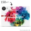 Talens ECOLINE - Water Colour Print Paper, DIN A4, 150g, 75 Blatt