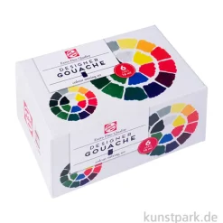 Talens Gouache Set Extra Fine - Primärfarben, 6 x 16 ml Tuben