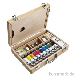 Talens VAN GOGH Ölfarben Holzkoffer mit viel Zubehör