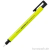 Tombow Präzisions-Radierer MONO.zero rund, Neongelb
