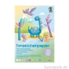 Tonpapier DIN A4, 10 Pastellfarben, 20 Blatt, 130g