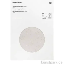 Transparentpapier, Punkte Gold