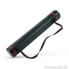 Transportrolle aus schwarzem Kunststoff, 77 - 135 cm, ø 11,5 cm