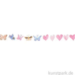 Washi Sticker - Painted Love, 200 Aufkleber