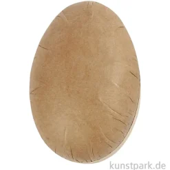 Zweiteiliges Ei aus Karton, 7 x 12 cm, 2 Stück im Set